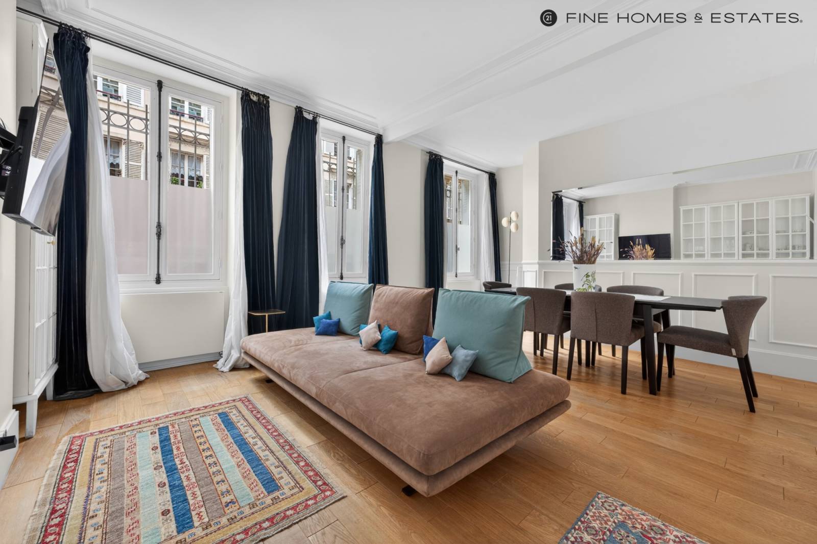 Appartement 3 pièces de 83 m² situé au rez-de-chaussée - Paris 6ème : rue Madame - Jardin du Luxembourg  