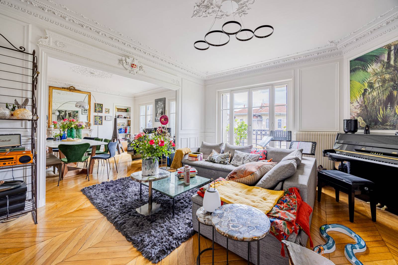 Appartement familial avec 4 chambres situé en étage élevé avec ascenseur - Paris 6ème : Boulevard Raspail | Notre-Dame des Champs  