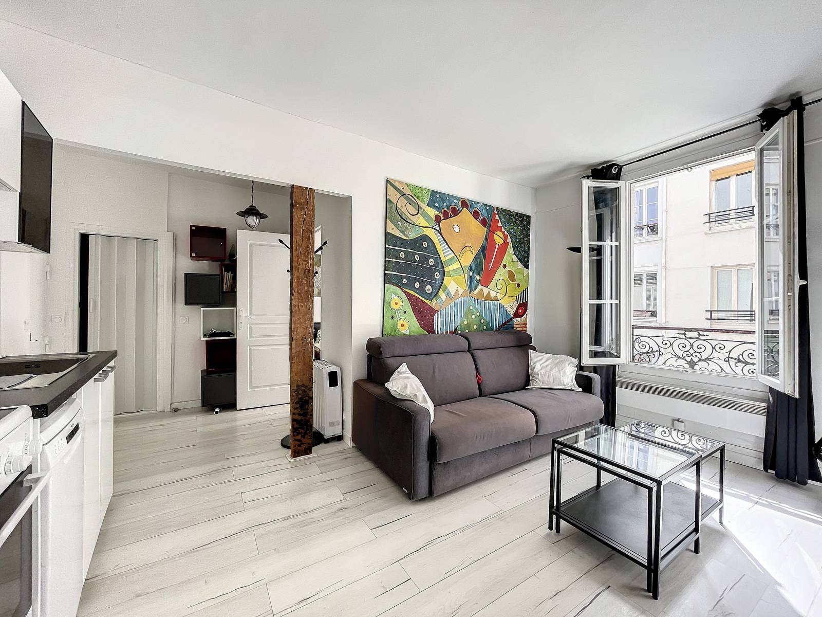 Appartement 2 pièces de 28m² en très bon état - Paris 14ème : rue de l'Aude - Alésia | Parc de Montsouris  