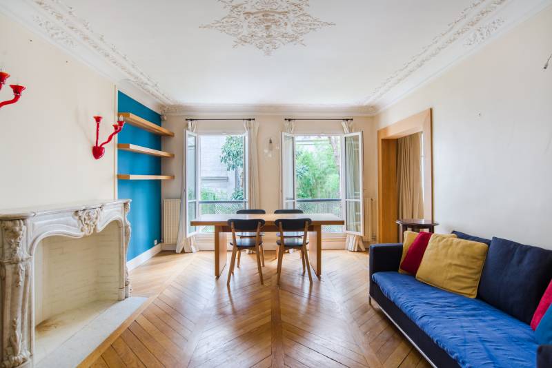 Appartement 3 pièces à rénover avec vue sur jardin - quartier Notre-Dame des Champs, Paris 6ème