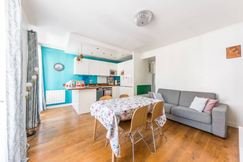 Appartement 4 pièces avec 3 chambres Paris 17ème : quartier Epinettes 