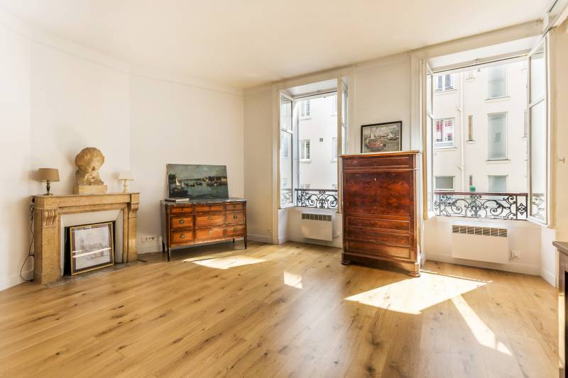 Séjour - appartement 3 pièces - Century 21 Assas Raspail