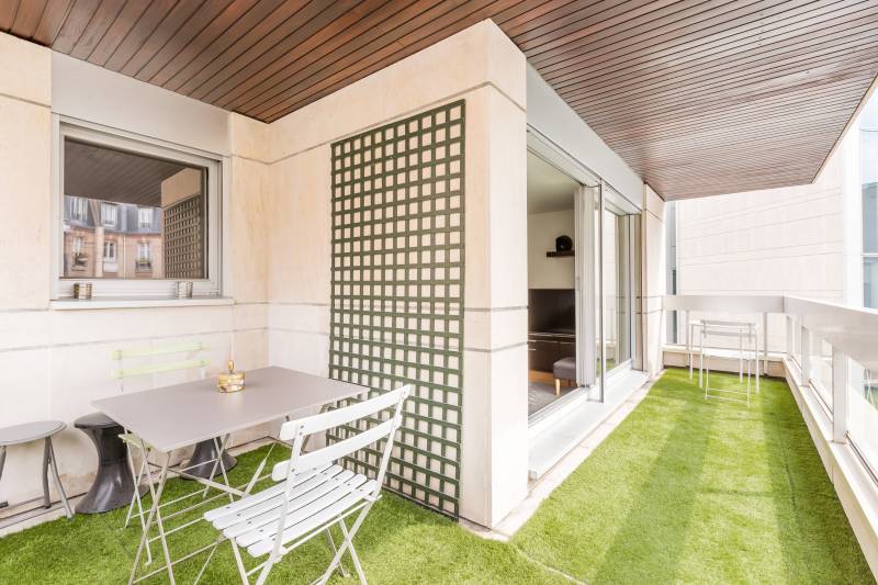 Terrasse - Appartement situé 9 rue Stanislas - Paris 75006