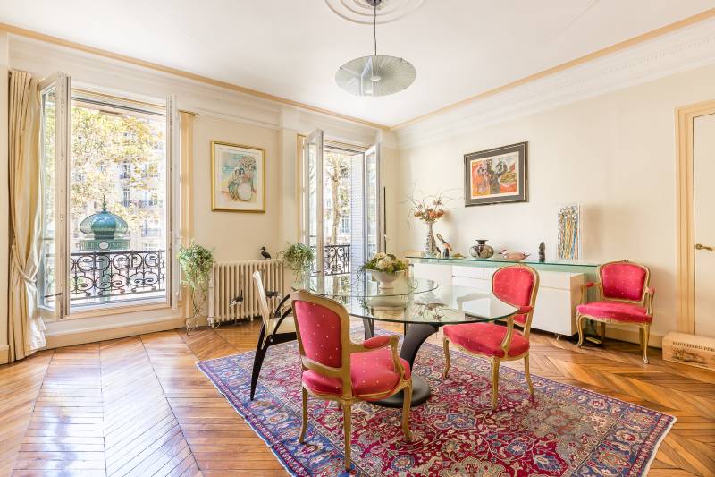 Salle à manger - appartement familial de standing - Boulevard Raspail - Century 21 Assas Raspail Paris 75006