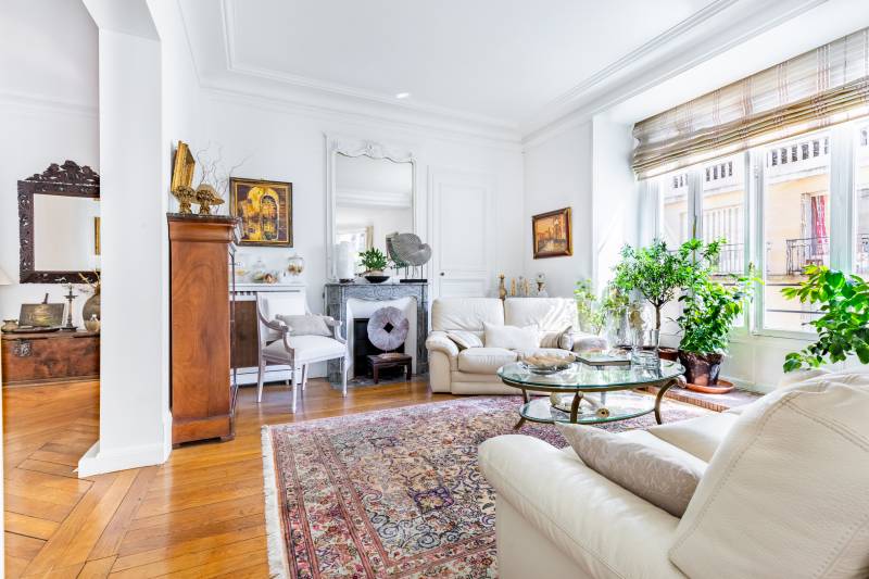 Double séjour - appartement familial - 3 chambres - à vendre - rue de Fleurus - Paris 6