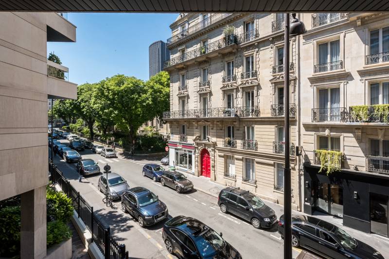 Vue dégagée depuis le studio meublé - rue Stanislas, 75006 Paris