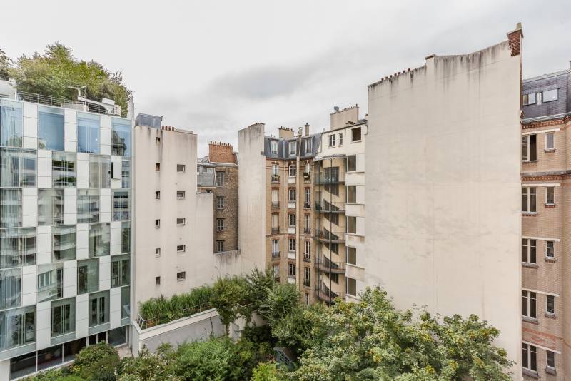 Vue depuis la terrasse - Appartement situé 9 rue Stanislas - Paris 75006