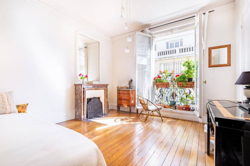 Chambre - appartement familial - 3 chambres - à vendre - rue de Fleurus - Paris 6