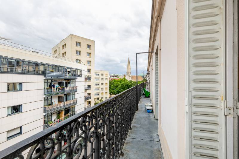 Appartement 3 pièces / 5ème étage avec ascenseur - à rénover - Paris 15 - rue Humblot - Dupleix