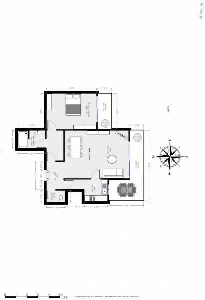 Plan du bien - Appartement situé 9 rue Stanislas - Paris 75006