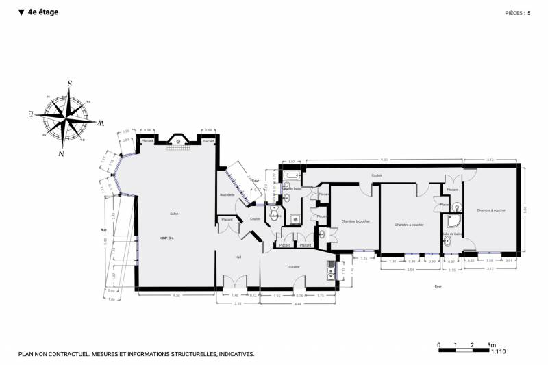 SOUS OFFRE - Appartement familial 5 pièces à rénover au 4ème étage avec ascenseur - Paris 14ème : Boulevard Raspail | Denfert-Rochereau  