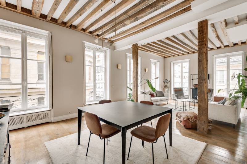 NON DISPONIBLE CAR ACTUELLEMENT LOUÉ - Appartement de standing avec 3 chambres et 1 bureau : Paris 6ème : rue Monsieur le Prince | quartier Odéon  