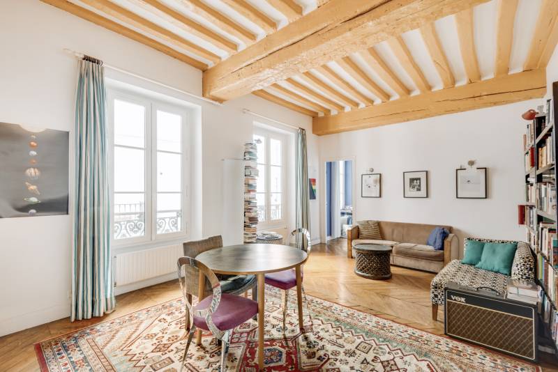 Appartement 3 pièces avec 2 chambres - Paris 6ème - Century 21 Odéon Saint-Sulpice