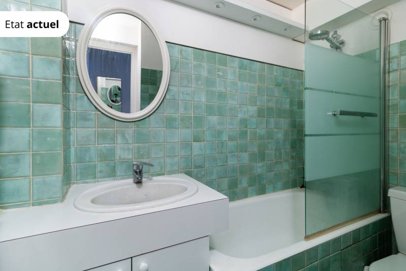 Studio de 31m² au 4ème étage par escalier - Paris 3ème : rue Saint-Martin | métro Rambuteau  
