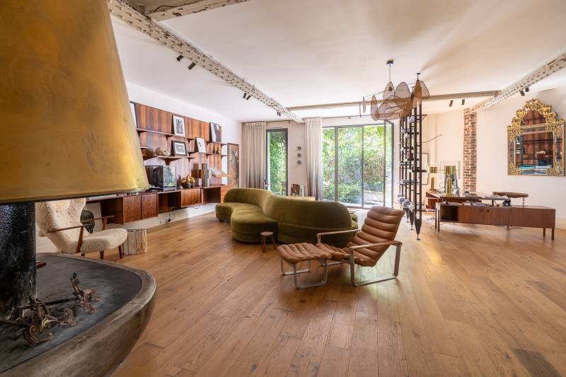 Appartement Loft de prestige avec Jardin Privatif et Terrasse - Paris 6ème : Boulevard Raspail - quartier Notre-Dame des Champs  