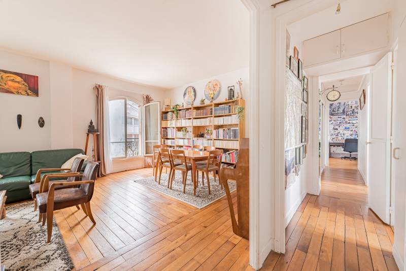 Appartement familial avec 3 à 4 chambres - Paris 14ème limite 6ème : rue Boissonade  