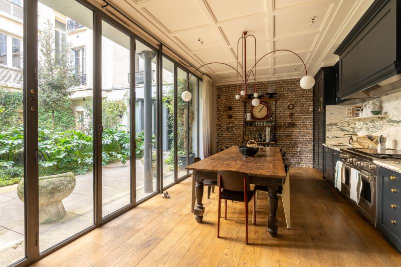 Appartement Loft de prestige avec Jardin Privatif et Terrasse - Paris 6ème : Boulevard Raspail - quartier Notre-Dame des Champs  