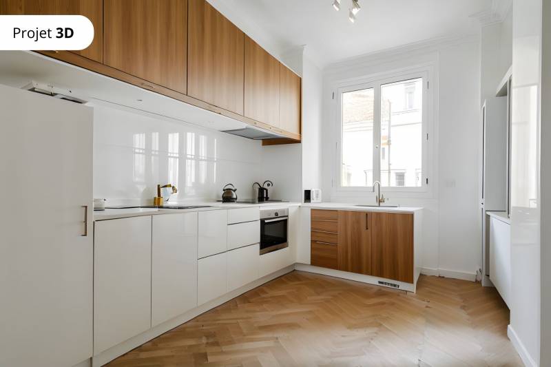 Appartement familial Haussmannien avec 3 chambres au calme sur cour - Paris 6ème : rue Stanislas | quartier Notre-Dame des Champs  