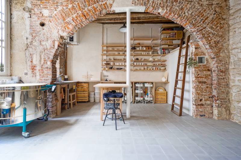 Atelier d'artiste au calme sur cour - local à usage d'habitation - Paris 7ème : rue de Bourgogne | Invalides  