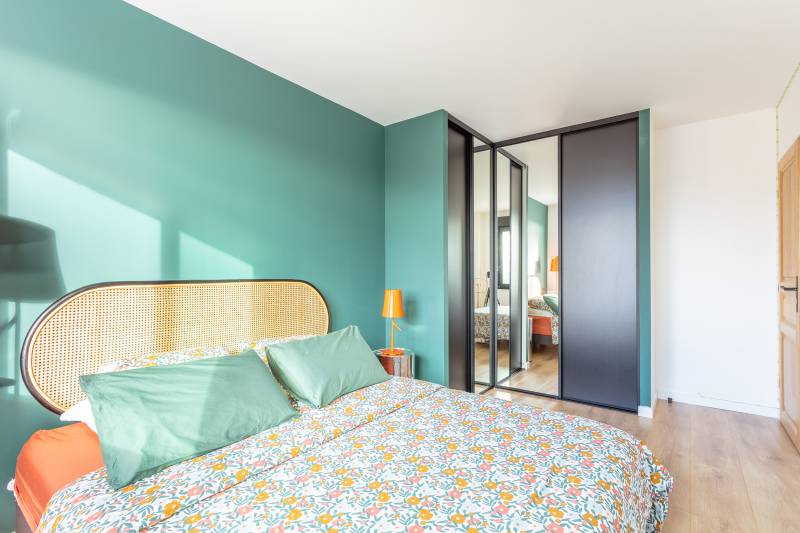 Appartement 3 pièces entièrement rénové avec balcon au 15ème étage avec ascenseur - Paris 14ème : rue d'Alésia | métro Plaisance  