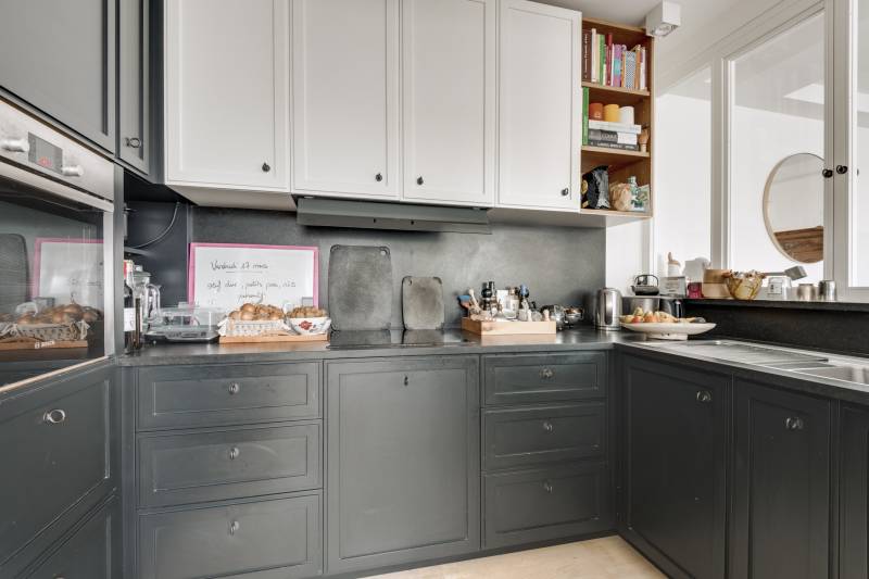 Appartement loft, entièrement rénové, en duplex avec deux chambres - Paris 14ème limite 6ème : rue Boissonade | quartier Montparnasse  