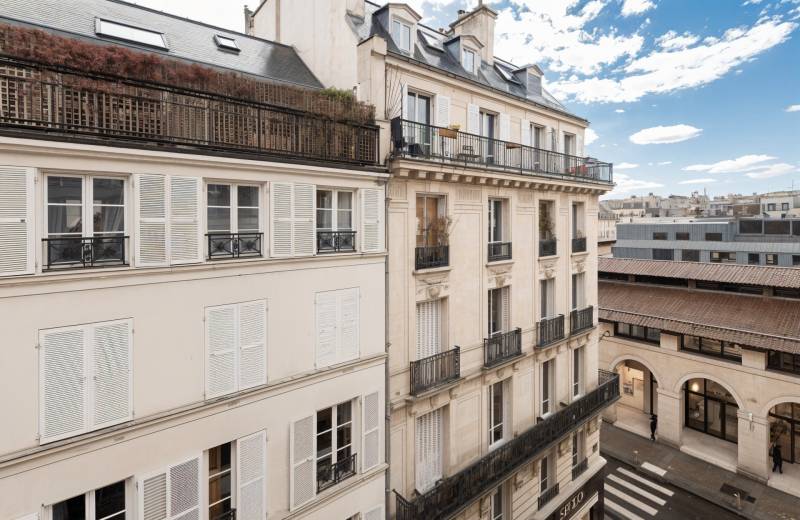 Vue sur le Marché Saint-Germain, Paris 6ème
