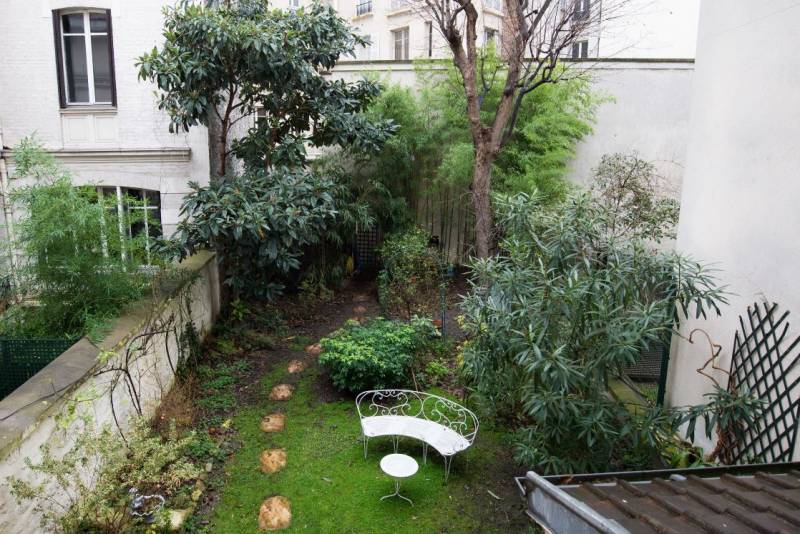 11 rue du Montparnasse, 75006 Paris - vue sur le jardin privé