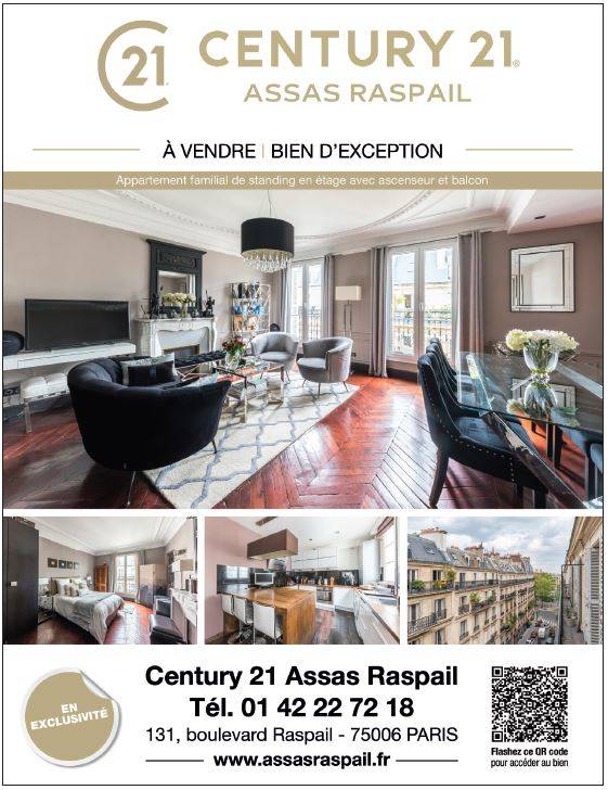 Century 21 Assas Raspail : agence immobilière Paris 6ème / nos moyens de promotion pour votre appartement