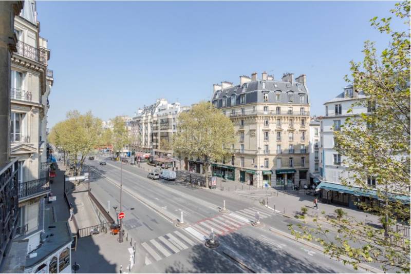 Vue depuis l'appartement situé au 1 rue Léopold Robert, 75014 Paris
