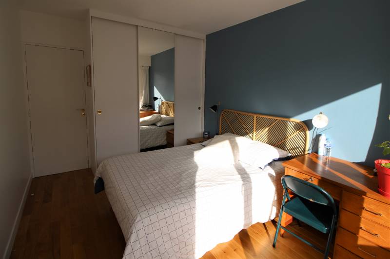 Chambre après travaux - appartement vendu par notre agence immobilière Paris 6ème : Century 21 Assas Raspail