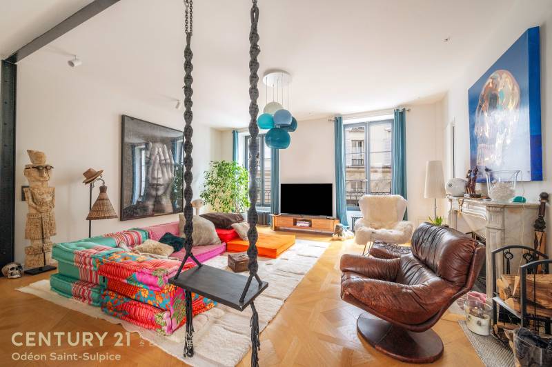 Appartement d'exception de 170 m² en parfait état avec 4 chambres : Paris 6ème : rue de Condé - Théâtre de l'Odéon  