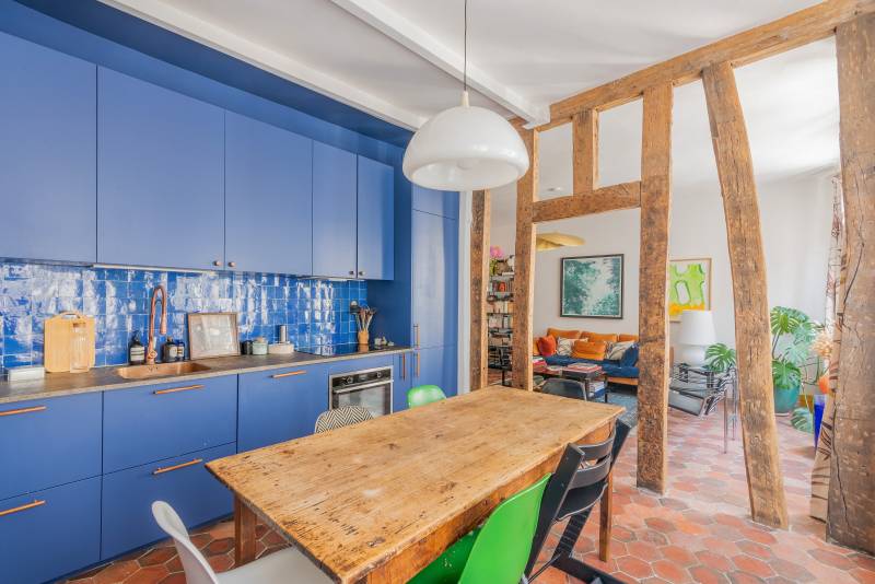Charmant appartement 3 pièces avec 2 chambres - Paris 6ème : rue Saint-Placide - Le Bon Marché  