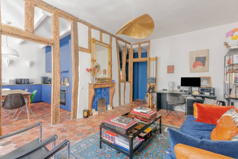 Charmant appartement 3 pièces avec 2 chambres - Paris 6ème : rue Saint-Placide - Le Bon Marché  