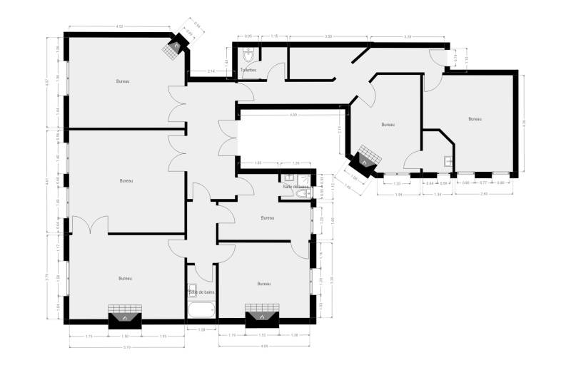 Appartement familial de 158m² avec 4 chambres - entièrement à rénover - Paris 6ème : Boulevard Raspail - métro Notre-Dame des Champs  