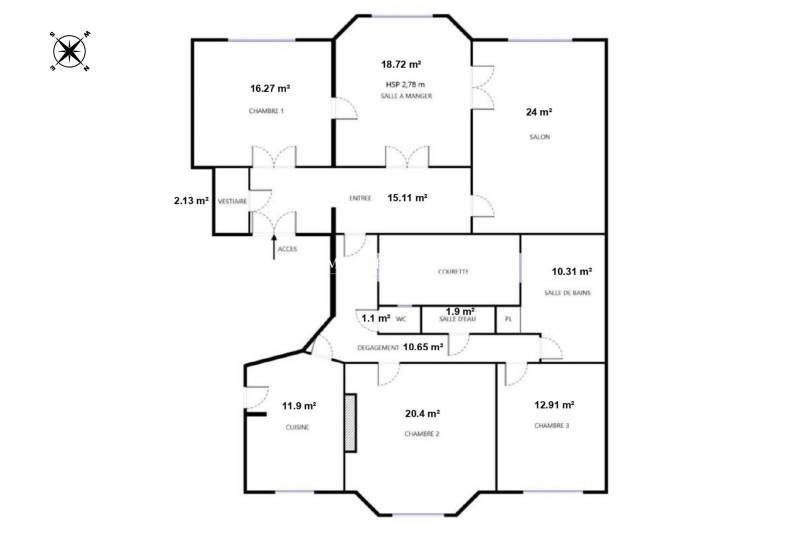 Appartement familial à rénover de 145m² avec 3 à 4 chambres : Paris 6ème : Notre-Dame des Champs | Port-Royal  