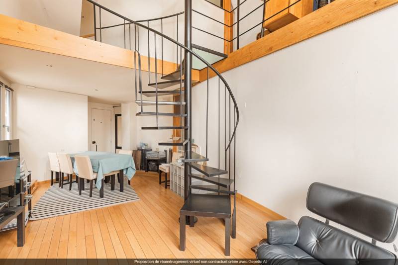 Atelier d'artiste situé au 3ème étage avec ascenseur d'un immeuble Art Deco de standing - Paris 14ème limite 6ème : rue Delambre | quartier Montparnasse  