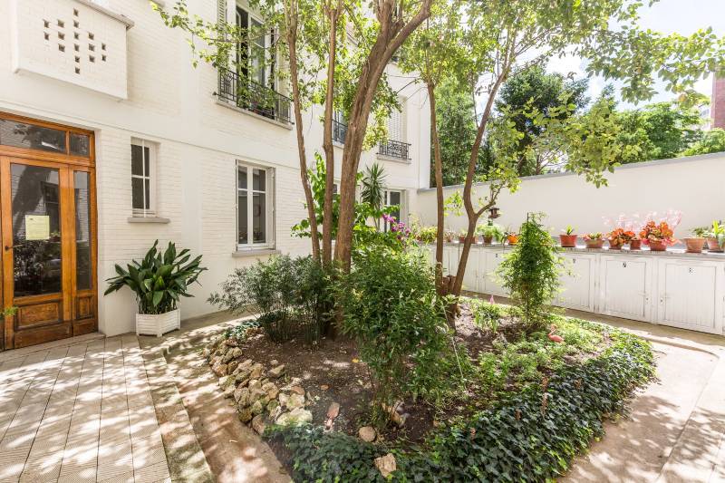 9 rue Auguste Lançon, 75013 Paris - cour arborée da la copropriété