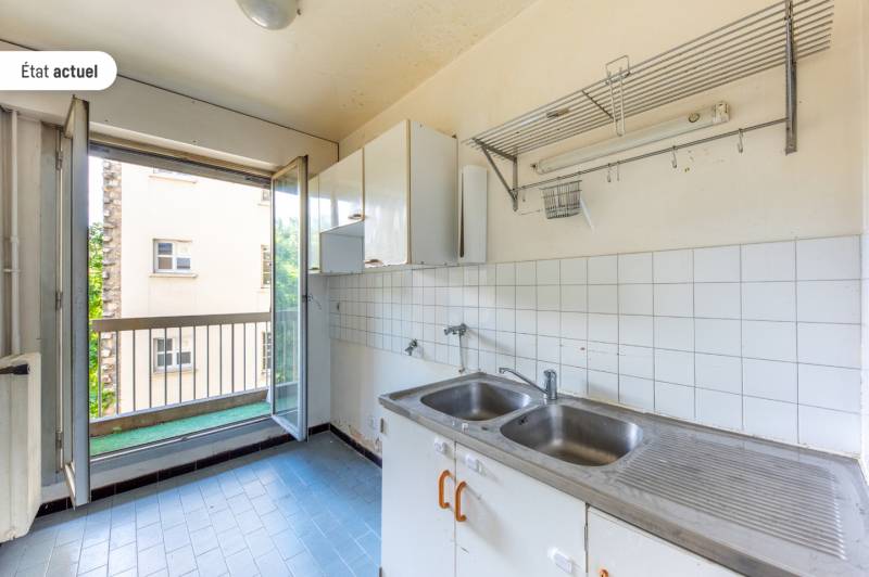 Appartement 2 pièces au 4ème étage avec ascenseur, balcon et parking : Paris 6ème : impasse Robiquet | quartier Notre-Dame des Champs  