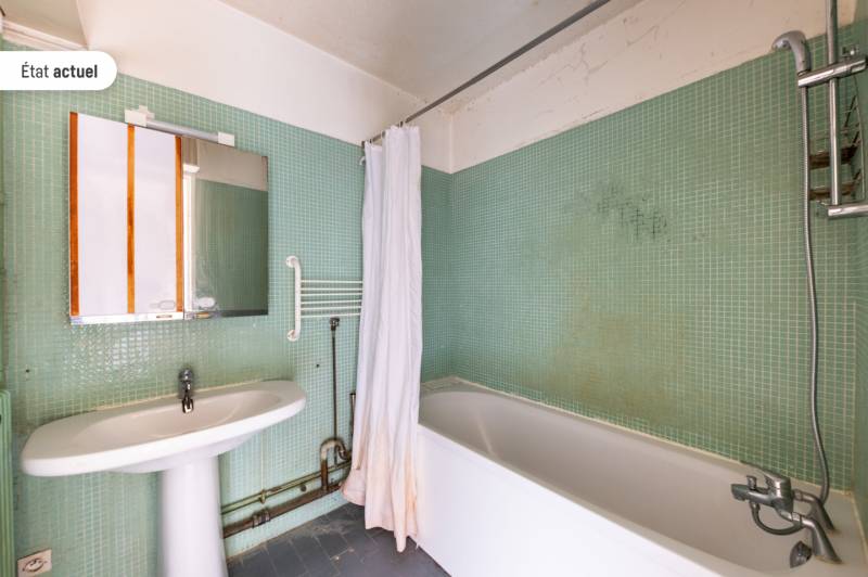 Appartement 2 pièces au 4ème étage avec ascenseur, balcon et parking : Paris 6ème : impasse Robiquet | quartier Notre-Dame des Champs  