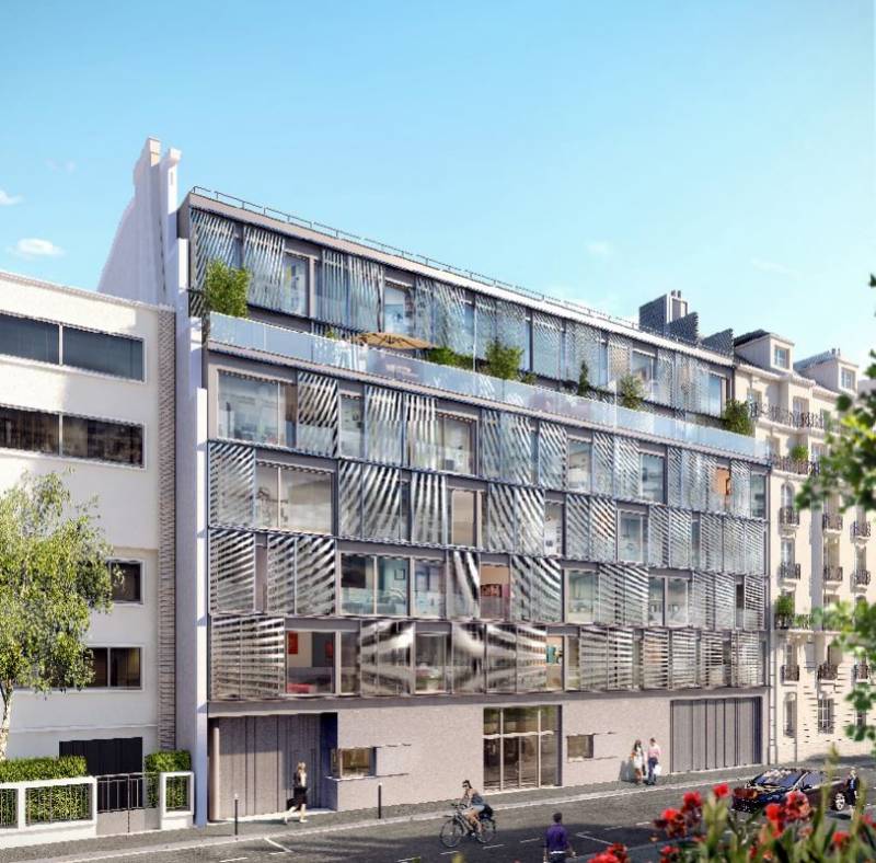 140 Boulevard du Montparnasse, 75014 Paris - façade de l'immeuble - appartement vendu en VEFA par Century 21 Assas Raspail