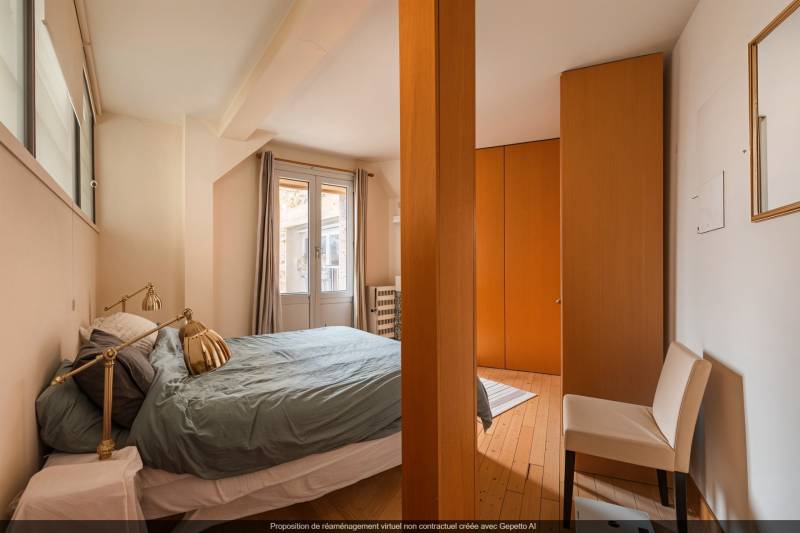 Atelier d'artiste situé au 3ème étage avec ascenseur d'un immeuble Art Deco de standing - Paris 14ème limite 6ème : rue Delambre | quartier Montparnasse  