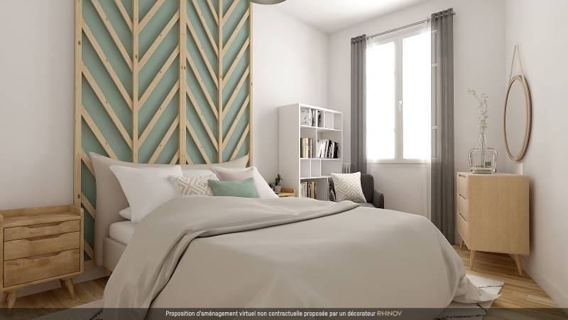 A Vendre - appartement à rénover - home staging virtuel - agence immobilière Paris 6